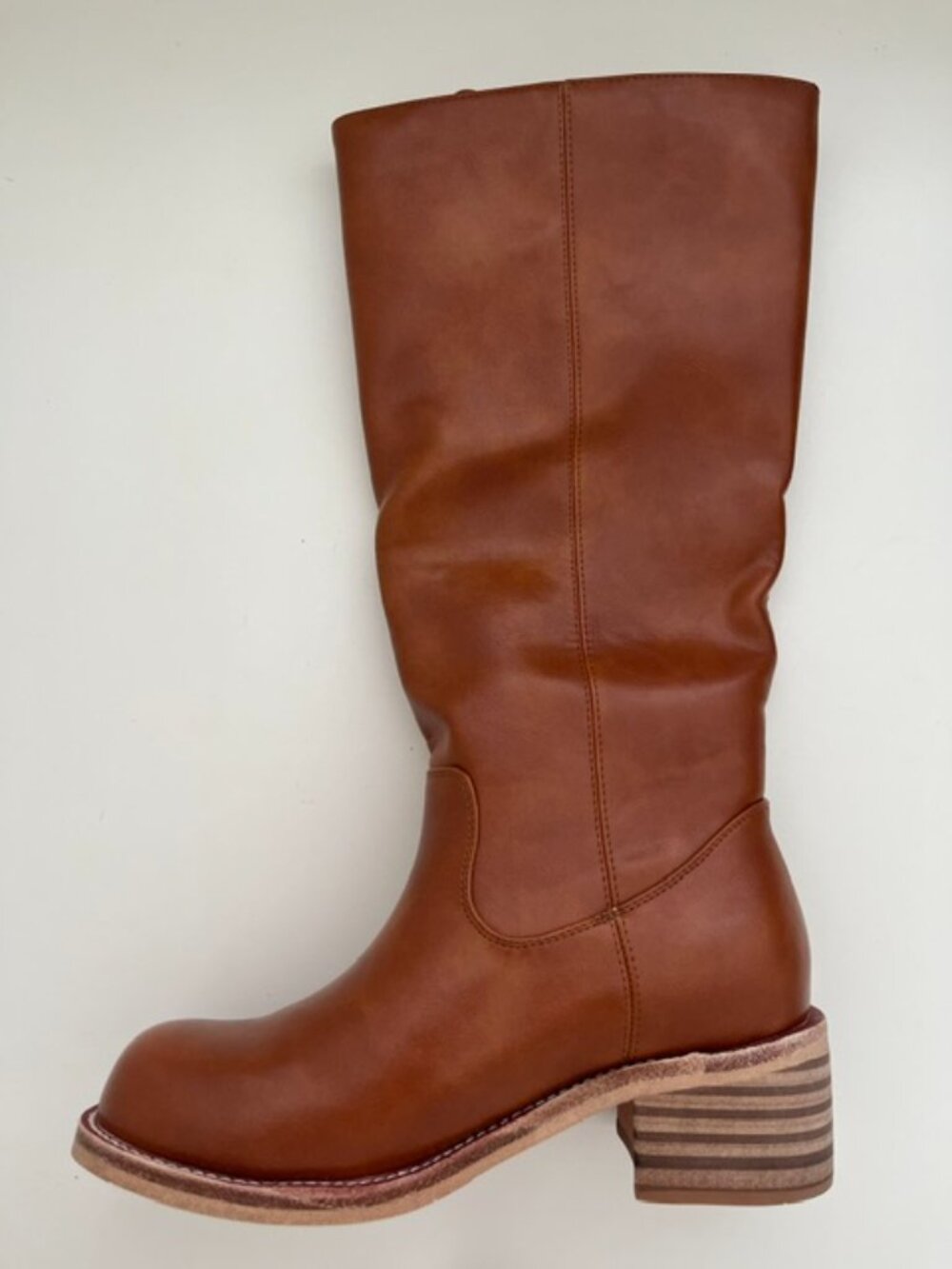 NWT Riding Boots with Lace Up Detail and Chunky Heels | Size 7 - Picture 2 of 6